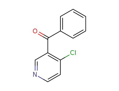 Molecular Structure of 109575-05-5 (Methanone, (4-chloro-3-pyridinyl)phenyl-)