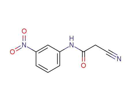 Molecular Structure of 52570-56-6 (2-cyano-N-(3-nitrophenyl)acetamide)