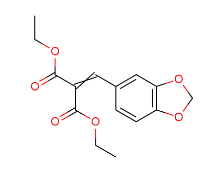Molecular Structure of 5458-69-5 (diethyl (1,3-benzodioxol-5-ylmethylidene)propanedioate)