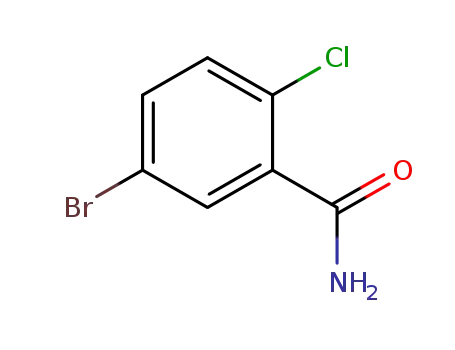 Molecular Structure of 188774-55-2 (5-BROMO-2-CHLOROBENZAMIDE)