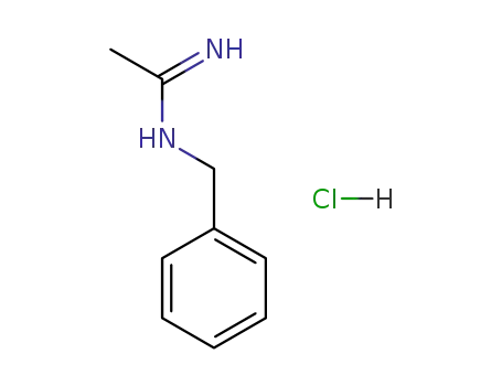 Molecular Structure of 19673-09-7 (N-benzylacetimidamide hydrochloride)
