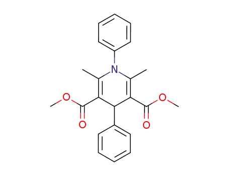 Molecular Structure of 83300-85-0 (DIMETHYL 1,4-DIHYDRO-2,6-DIMETHYL-1,4-DIPHENYL-3,5-PYRIDINEDICARBOXYLATE)