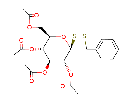 (3,4,5-triacetyloxy-6-benzyldisulfanyl-oxan-2-yl)methyl acetate cas  6698-38-0
