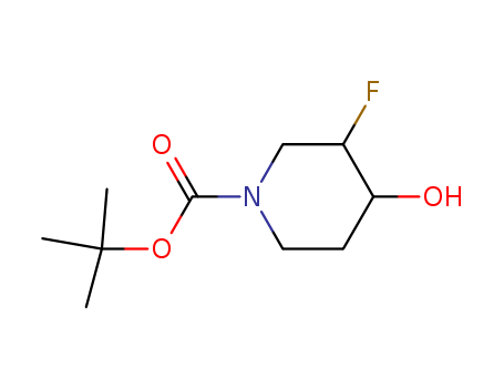 rel-(3R,4R)-tert-butyl 3-fluoro-4-hydroxypiperidine-1-carboxylate
