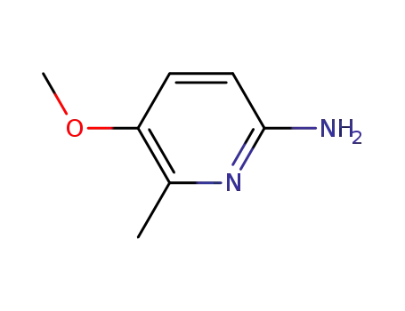 Molecular Structure of 52334-83-5 (3-Methoxy-6-Amino-2-Picoline)