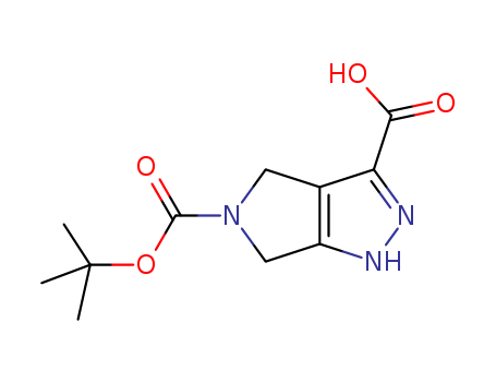 5-(tert-butoxycarbonyl)-1,4,5,6-tetrahydropyrrolo[3,4-c]pyrazole-3-carboxylic acid(1160248-35-0)