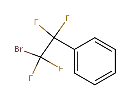 Molecular Structure of 772339-81-8 (2-bromo-1,1,2,2-tetrafluoroethylbenzene)