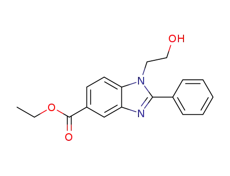 ethyl 1-(2-hydroxyethyl)-2-phenyl-1H-benzo[d]imidazole-5-carboxylate