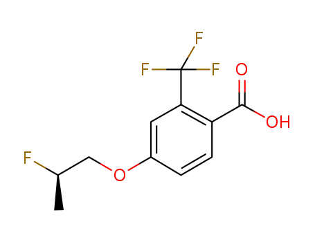 4-{[(2R)-2-fluoropropyl]oxy}-2-(trifluoromethyl)benzoic acid