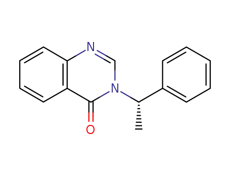 Molecular Structure of 170623-28-6 (4(3H)-Quinazolinone, 3-[(1S)-1-phenylethyl]-)