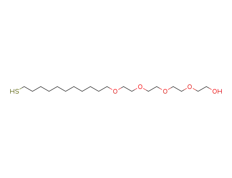 Molecular Structure of 130727-42-3 (3,6,9,12-Tetraoxatricosan-1-ol, 23-mercapto-)