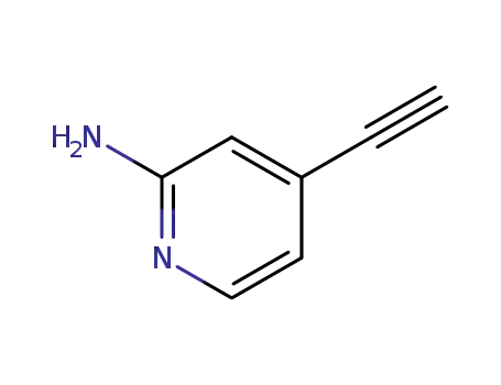 Molecular Structure of 1094679-27-2 (4-ethynylpyridin-2-amine)