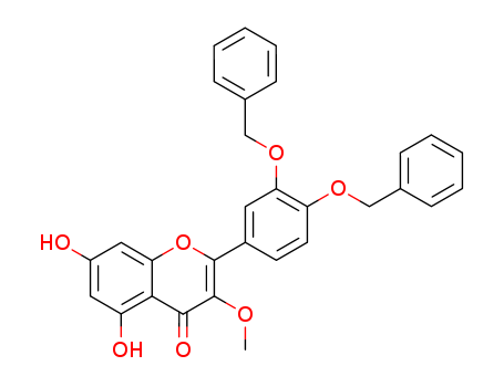 4H-1-Benzopyran-4-one, 2-[3,4-bis(phenylmethoxy)phenyl]-5,7-dihydroxy-3-methoxy-