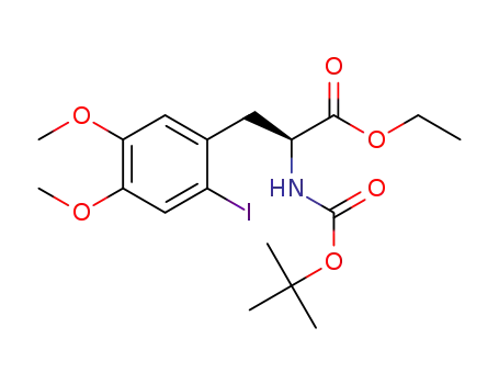 ethyl (S)-2-((tert-butoxycarbonyl)amino)-3-(2-iodo-4,5-dimethoxyphenyl)propanoate