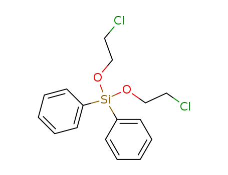 Molecular Structure of 17933-75-4 (ph2Si(Oet-2-Cl)2)