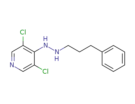 3,5-dichloro-4-(2-(3-phenylpropyl)hydrazin-1-yl)pyridine