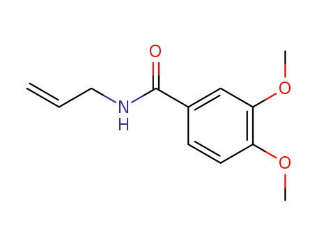 Molecular Structure of 73664-69-4 (N-Allyl-3,4-dimethoxybenzamide)