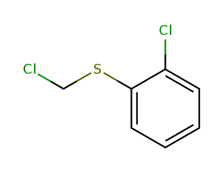 Molecular Structure of 147917-81-5 (Benzene, 1-chloro-2-[(chloromethyl)thio]-)