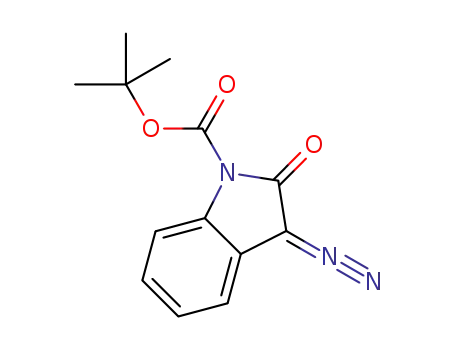 Molecular Structure of 1419184-25-0 (tert-butyl 3-diazo-2-oxoindoline-1-carboxylate)