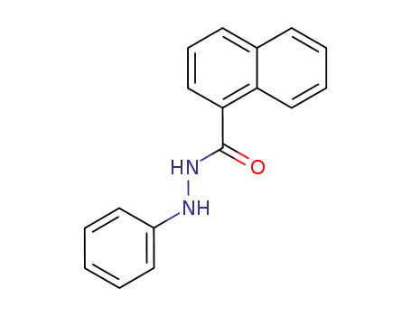 Molecular Structure of 71274-77-6 (1-Naphthalenecarboxylic acid, 2-phenylhydrazide)