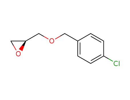 Molecular Structure of 930278-81-2 ((S)-2-(((4-chlorobenzyl)oxy)methyl)oxirane)