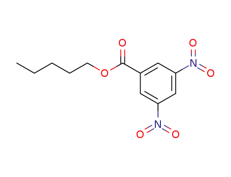 Molecular Structure of 10478-03-2 (Benzoic acid, 3,5-dinitro-, pentyl ester)