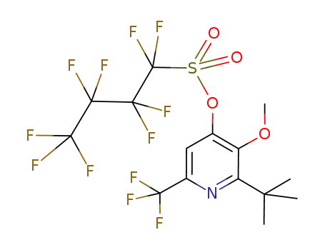 2-tert-butyl-3-methoxy-6-trifluoromethylpyridin-4-yl nonaflate