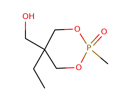 Molecular Structure of 1365801-87-1 (1-oxo-1-methyl-4-ethyl-4-hydroxymethyl-2,6-dioxa-1-phosphacyclohexane)