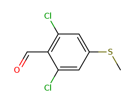 2,6-dichloro-4-(methylthio)benzaldehyde