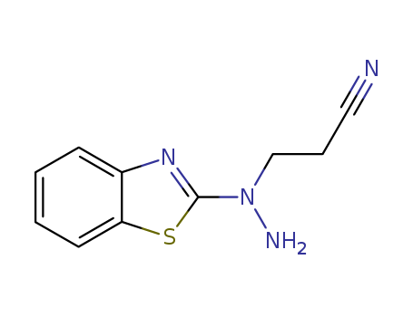 Propanenitrile,3-[1-(2-benzothiazolyl)hydrazino]-(9CI)