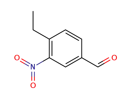 Molecular Structure of 4748-80-5 (4-ETHYL-3-NITROBENZALDEHYDE  97)