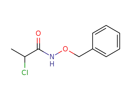 Molecular Structure of 1303507-91-6 (2-chloro-N-(phenylmethoxy)propanamide)