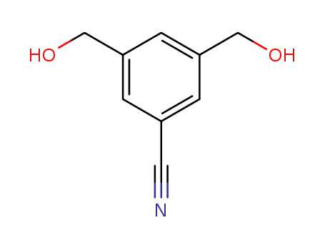 Molecular Structure of 146335-23-1 (5-CYANO-1,3-DIHYDROXYMETHYLBENZENE)