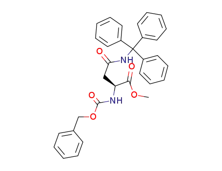 Molecular Structure of 501035-53-6 (Z-Asn(Trt)-OMe)