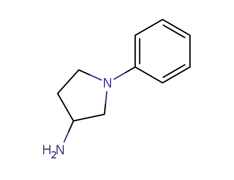 Molecular Structure of 18471-41-5 (1-Phenylpyrrolidin-3-amine)
