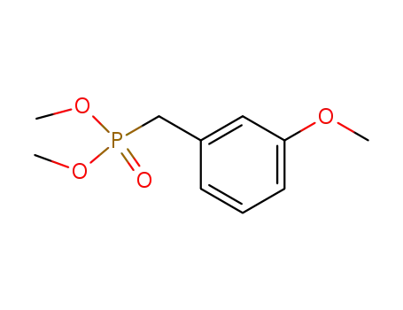 Molecular Structure of 135203-54-2 (Dimethyl(3-Methoxybenzyl)phosphonate, 98 %)