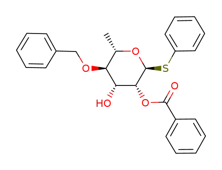phenyl 2-O-benzoyl-4-O-benzyl-1-thio-α-L-rhamnopyranoside