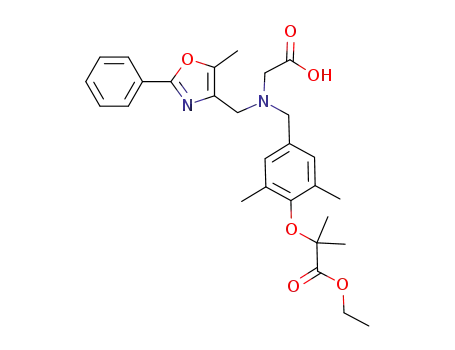 2N-{4-[(1-ethoxy-2-methyl-1-oxopropan-2-yl)oxy]-3,5-dimethylbenzyl}-N-[(5-methyl-2-phenyl-1,3-oxazol-4-yl)-methyl]glycine