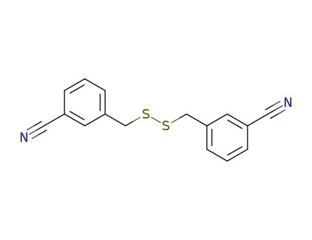 Molecular Structure of 956901-46-5 (3,3'-(2,3-dithia-butanediyl)-di-benzonitrile)