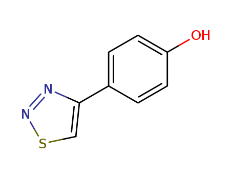 4-(1,2,3-Thiadiazol-4-yl)phenol 59834-05-8
