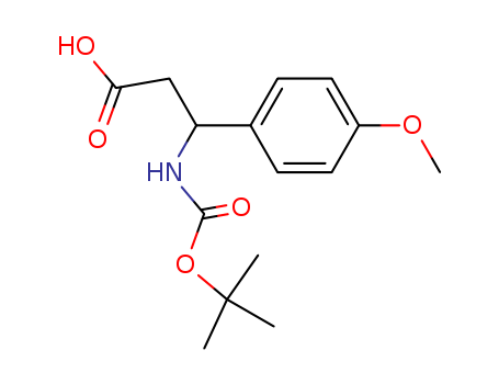 (R)-3-((tert-Butoxycarbonyl)amino)-3-(4-methoxyphenyl)propanoic acid