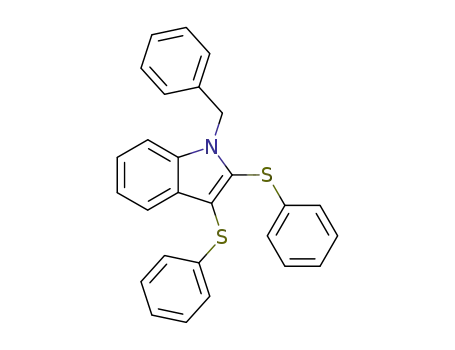 1-benzyl-2,3-bis(phenylthio)indole