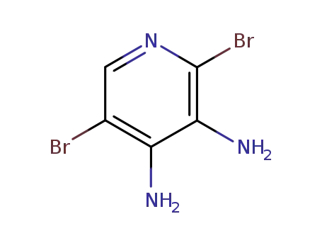 Molecular Structure of 221241-11-8 (2,5-DibroMopyridine-3,4-diaMine)
