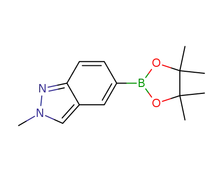 Molecular Structure of 1189746-27-7 (2-Methylindazole-5-boronic acid pinacol ester)