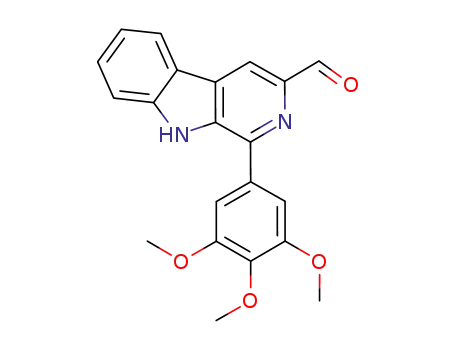 1-(3,4,5-trimethoxyphenyl)-9H-pyrido[3,4-b]indole-3-carbaldehyde