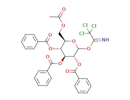 6-O-acetyl-2,3,4-tri-O-benzoyl-D-glucopyranosyl trichloroacetimidate