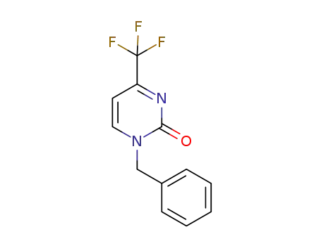 Molecular Structure of 1597414-07-7 (1-benzyl-4-(trifluoromethyl)-1,2-dihydropyrimidin-2-one)
