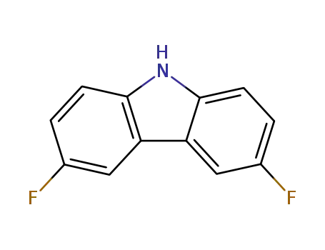 Molecular Structure of 1041143-98-9 (3,6-Difluorocarbazole)