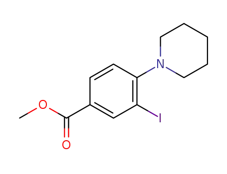 Methyl 3-iodo-4-(piperidin-1-yl)benzoate