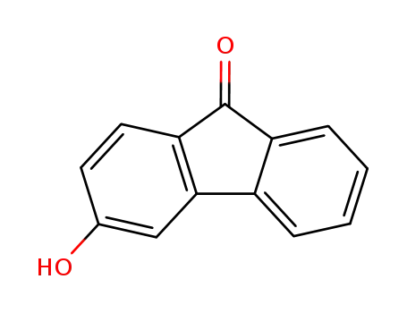 Molecular Structure of 6633-46-1 (3-hydroxyfluoren-9-one)